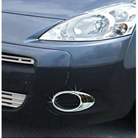 PEUGEOT PARTNER TEPEE UYUMLU SİS FARI ÇERÇEVE 2 PARÇA 2008-2018 ABS KROM