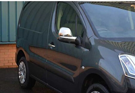 PEUGEOT PARTNER TEPEE UYUMLU AYNA KAPAĞI 2 PARÇA 2008-2018 ABS KROM