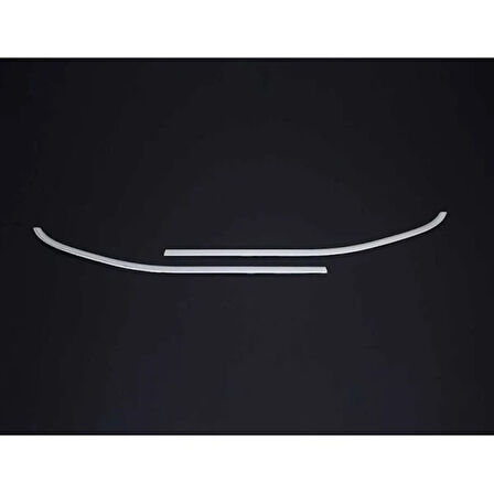 PEUGEOT RİFTER UYUMLU CAM ÇITASI 2 PARÇA 2019 ve ÜZERİ PASLANMAZ KROM