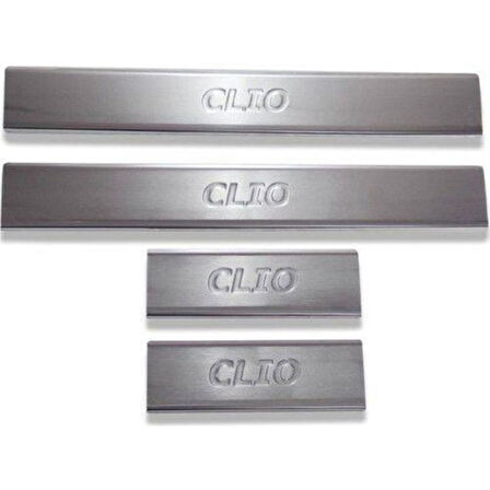 RENAULT CLİO 2 HB UYUMLU KAPI EŞİĞİ 4 PARÇA 1999-2006 PASLANMAZ KROM