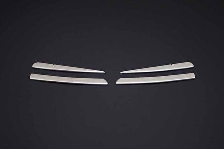 RENAULT CLİO 3 HB UYUMLU ÖN TAMPON ÇITASI 4 PARÇA 2006-2011 PASLANMAZ KROM