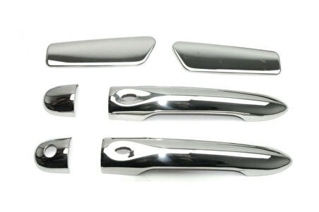 RENAULT CLİO 4 HB UYUMLU KAPI KOLU SENSÖRLÜ 4 PARÇA 2012-2019 PASLANMAZ KROM