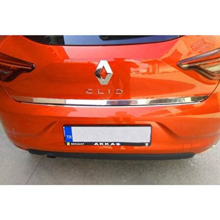 RENAULT CLİO 5 HB UYUMLU BAGAJ ALT ÇITA 2019 VE ÜZERİ PASLANMAZ KROM