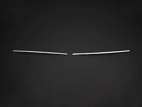 RENAULT CLİO 5 HB UYUMLU ÖN PANJUR ÇITASI 2 PARÇA 2019 VE ÜZERİ PASLANMAZ KROM