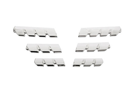 RENAULT CLİO 5 HB UYUMLU ÖN PANJUR ÇITASI 6 PARÇA 2019 VE ÜZERİ PASLANMAZ KROM