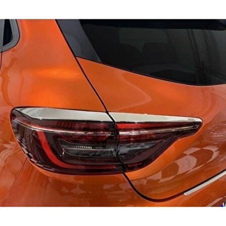RENAULT CLİO 5 HB UYUMLU STOP ÜST ÇITASI 4 PARÇA 2019 VE ÜZERİ PASLANMAZ KROM