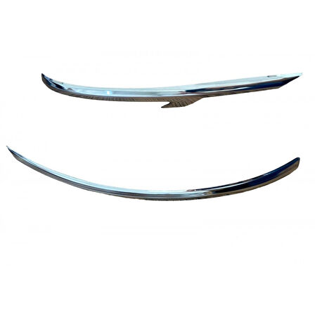 RENAULT CLİO 5 HB UYUMLU AYNA ALT ÇITASI 2 PARÇA 2019 VE ÜZERİ PASLANMAZ KROM