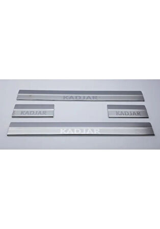 RENAULT KADJAR UYUMLU KAPI EŞİĞİ 4 PARÇA 2015 ÜZERİ PASLANMAZ KROM