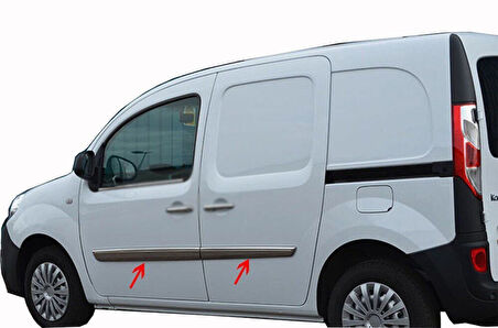 RENAULT KANGOO 2 UYUMLU YAN KAPI ÇITASI DAR MODEL 4 PARÇA 2008-2011 PASLANMAZ KROM