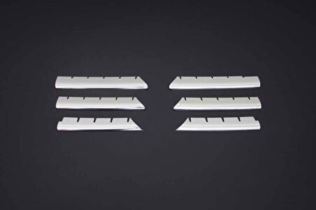 RENAULT MEGANE 2 SEDAN/HB/SW UYUMLU ÖN PANJUR 6 PARÇA 2004-2010 PASLANMAZ KROM