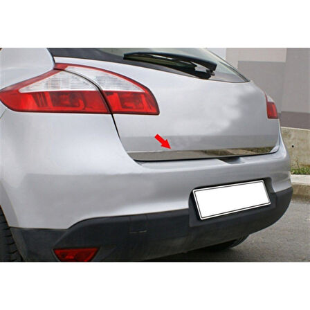 RENAULT MEGANE 3 HB/SW UYUMLU BAGAJ ALT ÇITA  2010 ÜZERİ PASLANMAZ KROM