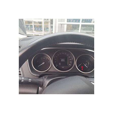 RENAULT MEGANE 4 SEDAN/HB UYUMLU KADRAN ÇERÇEVESİ ÇERÇEVESİ 3 PARÇA 2016-2020 PASLANMAZ KROM