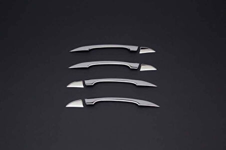 RENAULT MEGANE 4 SEDAN/HB UYUMLU KAPI KOLU 4 PARÇA 2016-2020 PASLANMAZ KROM