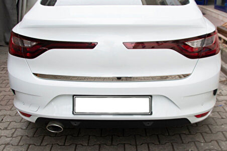 RENAULT MEGANE 4 SEDAN UYUMLU BAGAJ ALT ÇITA 2016-2020 PASLANMAZ KROM