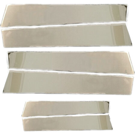 RENAULT MEGANE 4 SEDAN/HB UYUMLU DİREK NİKELAJI 6 PARÇA 2016-2020 PASLANMAZ KROM