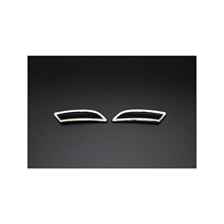 RENAULT MEGANE 4 SEDAN/HB UYUMLU EGSOZ ÇIKIŞ KROMU 2 PARÇA 2016-2020 PASLANMAZ KROM