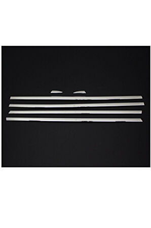 RENAULT MEGANE 4 SEDAN UYUMLU CAM ÇITASI 6 PARÇA 2016-2020 PASLANMAZ KROM