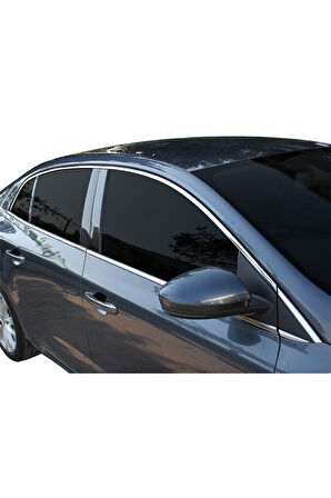 RENAULT MEGANE 4 SEDAN UYUMLU CAM ÇERÇEVESİ 12 PARÇA 2016-2020 PASLANMAZ KROM