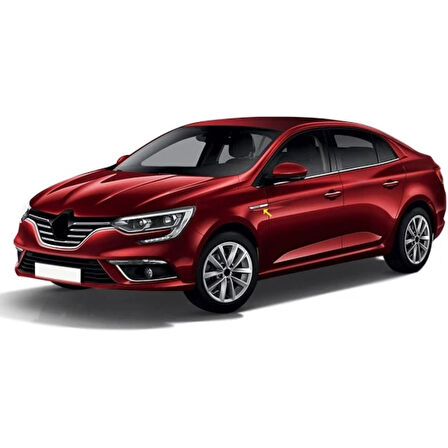 RENAULT MEGANE 4 SEDAN/HB UYUMLU YAN ÇAMURLUK 2 PARÇA 2016-2020 PASLANMAZ KROM