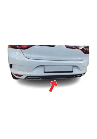 RENAULT MEGANE 4 SEDAN/HB UYUMLU EGSOZ ÇIKIŞ ARA ÇITA 2020 ÜZERİ PASLANMAZ KROM