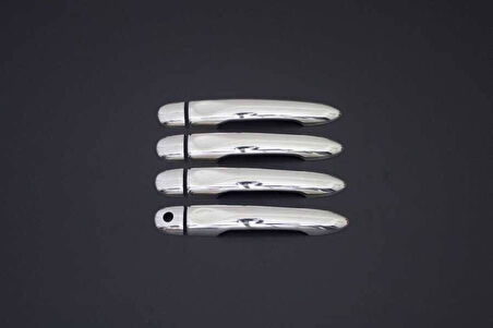 RENAULT SCENİC 3 UYUMLU KAPI KOLU 4 PARÇA 2009 ÜZERİ PASLANMAZ KROM