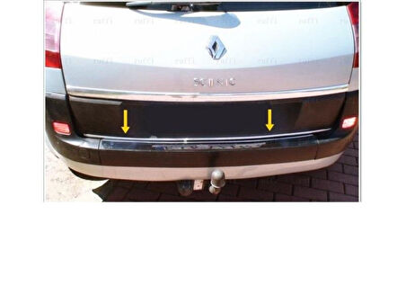 RENAULT GRAND SCENİC UYUMLU BAGAJ ALT ÇITA 2010 ÜZERİ PASLANMAZ KROM