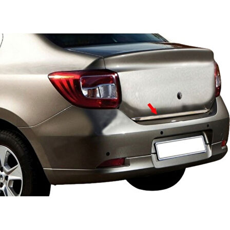 RENAULT CLİO SYMBOL 2 SEDAN UYUMLU BAGAJ ALT ÇITA 2009-2013 PASLANMAZ KROM