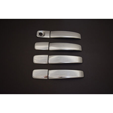 RENAULT TRAFİC UYUMLU KAPI KOLU 4 PARÇA 2001-2013 PASLANMAZ KROM