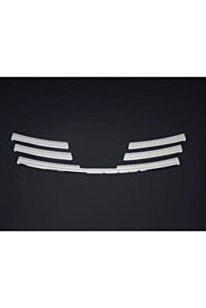 RENAULT TRAFİC UYUMLU ÖN PANJUR 5 PARÇA 2015 ÜZERİ PASLANMAZ KROM