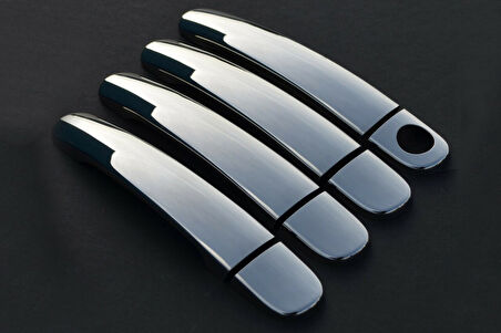 SKODA FABİA HB/SW UYUMLU KAPI KOLU 4 PARÇA 2000-2007 PASLANMAZ KROM