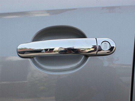 SKODA OCTAVİA A5 UYUMLU KAPI KOLU 4 PARÇA 2004-2013 PASLANMAZ KROM