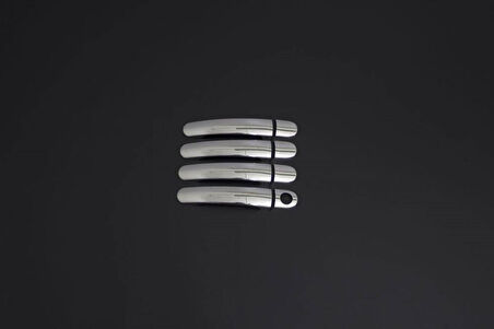 SKODA SUPERB-1 B5 UYUMLU KAPI KOLU 4 PARÇA 2001-2008 PASLANMAZ KROM