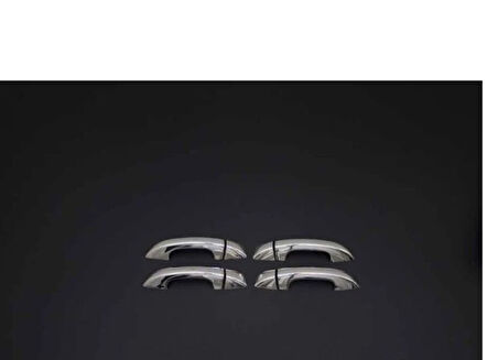 SKODA SUPERB-2 B6 UYUMLU KAPI KOLU 4 PARÇA 2008-2014 PASLANMAZ KROM