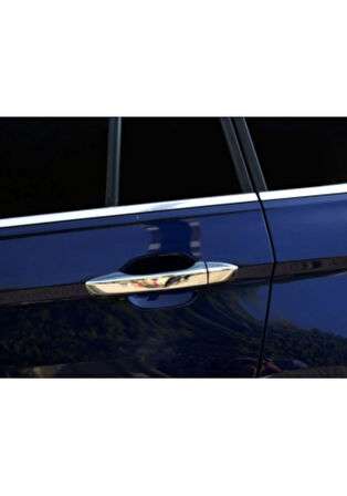 SKODA SUPERB-3 B7 UYUMLU KAPI KOLU SENSÖRSÜZ 4 PARÇA 2015-2019 PASLANMAZ KROM