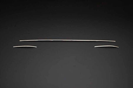 SKODA SUPERB-3 B7 UYUMLU ÖN TAMPON ÇITASI 3 PARÇA 2015-2019 PASLANMAZ KROM