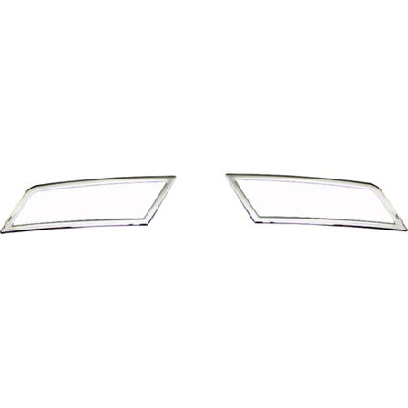 SKODA SUPERB-3 B7 UYUMLU SİS FARI ÇERÇEVESİ 2 PARÇA 2015-2019 PASLANMAZ KROM