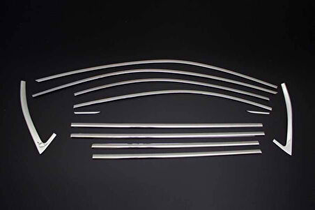 SKODA SUPERB-3 B7 UYUMLU CAM ÇERÇEVESİ 12 PARÇA 2015 VE ÜZERİ PASLANMAZ KROM