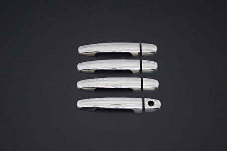 TOYOTA COROLLA SEDAN/HB UYUMLU KAPI KOLU 4 PARÇA 2007-2012 PASLANMAZ KROM