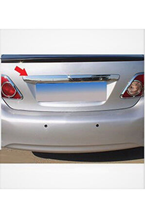 TOYOTA COROLLA SEDAN UYUMLU BAGAJ ÇITA 2007-2012 PASLANMAZ KROM