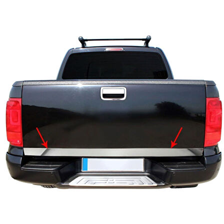VW  VOLKSWAGEN AMAROK UYUMLU BAGAJ ALT ÇITA 2010-2021 PASLANMAZ KROM
