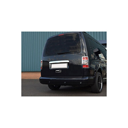 VW VOLKSWAGEN CADDY UYUMLU BAGAJ ÇITASI YAZILI 2003-2010 PASLANMAZ KROM