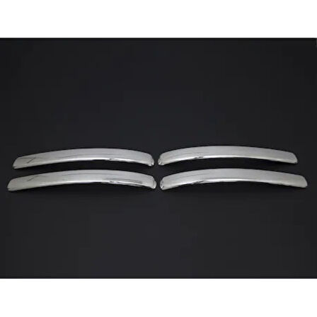 VW VOLKSWAGEN CADDY UYUMLU ÖN TAMPON KAŞI 4 PARÇA 2003-2010 PASLANMAZ KROM