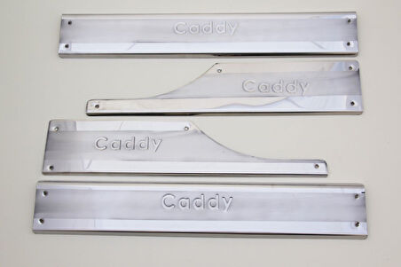 VW VOLKSWAGEN CADDY UYUMLU İÇ KAPI EŞİĞİ 4 PARÇA 2003-2019 PASLANMAZ KROM