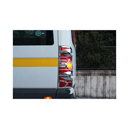 VW VOLKSWAGEN CRAFTER UYUMLU STOP ÇERÇEVESİ 2 PARÇA 2006-2017 ABS KROM