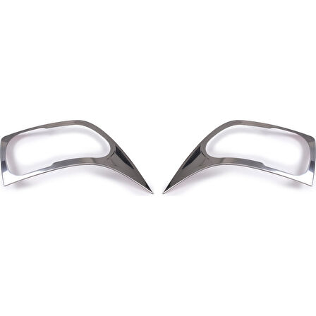 VW VOLKSWAGEN CRAFTER UYUMLU FAR ÇERÇEVESİ 2 PARÇA 2006-2017 PASLANMAZ KROM