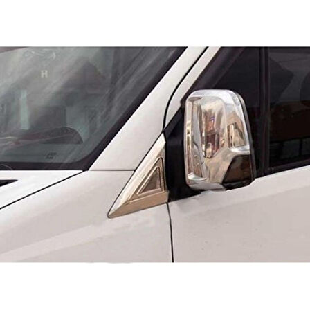 VW VOLKSWAGEN CRAFTER UYUMLU KELEBEK CAM YERİ 2 PARÇA 2006 ÜZERİ PASLANMAZ KROM