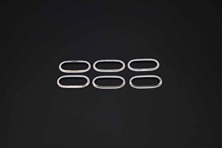 VW VOLKSWAGEN CRAFTER UYUMLU YAN REFLEKTÖR ÇERÇEVESİ 6 PARÇA 2006 ÜZERİ PASLANMAZ KROM