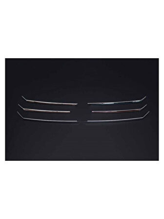 VW VOLKSWAGEN CRAFTER UYUMLU ÖN PANJUR 5 PARÇA (ALT TEK PARÇA) 2012-2017 PASLANMAZ KROM