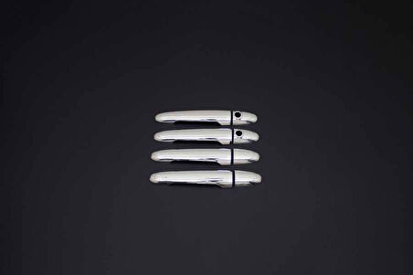 VW VOLKSWAGEN CRAFTER UYUMLU KAPI KOLU 4 PARÇA 2 DELİKLİ 2017 ÜZERİ PASLANMAZ KROM