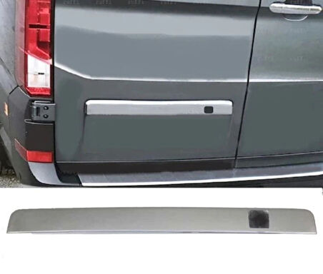 VW VOLKSWAGEN CRAFTER UYUMLU BAGAJ ÇITASI KAMERALI 2017 ÜZERİ PASLANMAZ KROM